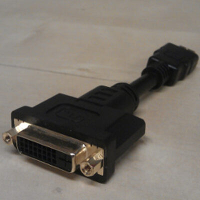 HDMI (male) to DVI-D (female) adapter cable 10 cm