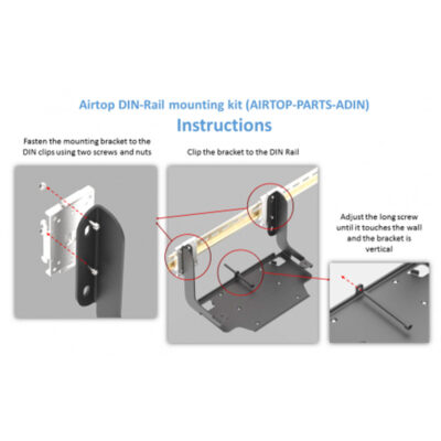 DIN-rail mounting braket for Airtop Wall Mount