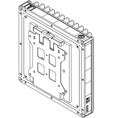 DIN rail mounting kit for Tensor PC (Requires VESA mounting bracket)