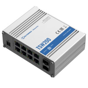 Teltonika TSW200, 8-ports PoE+ Gigabit 240W Switch