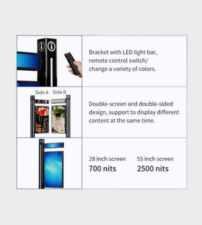 Double-sided digital signage display - RCS-550DISWAZ - Image 6