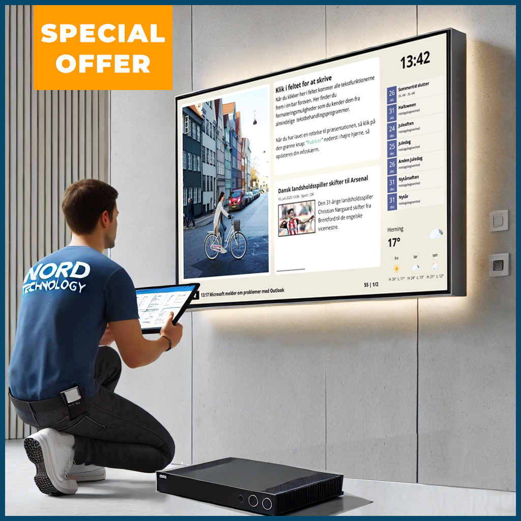 Special offer on digital signage complete package