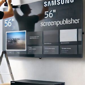 omplete digital signage package gives you everything you need: screen, media player, installation, and content setup support