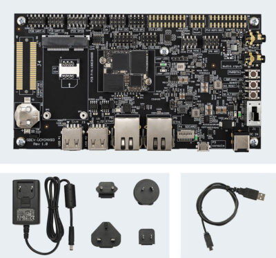 The UCM-iMX91L Evaluation Kit is a complete development platform for evaluating and prototyping with Compulab’s UCM-iMX91L System-on-Module, based on NXP’s i.MX 91 processor.