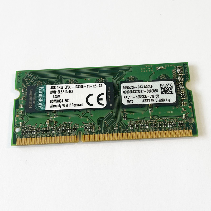 Kingston ValueRAM 4GB DDR3L-1600 ECC Unbuffered SO-DIMM - KVR16LSE11/4KF