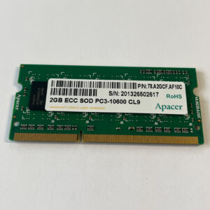 Memory Modules 2GB ECC SOD PC3-10600 CL9 - 78.A2GCF.AF10C