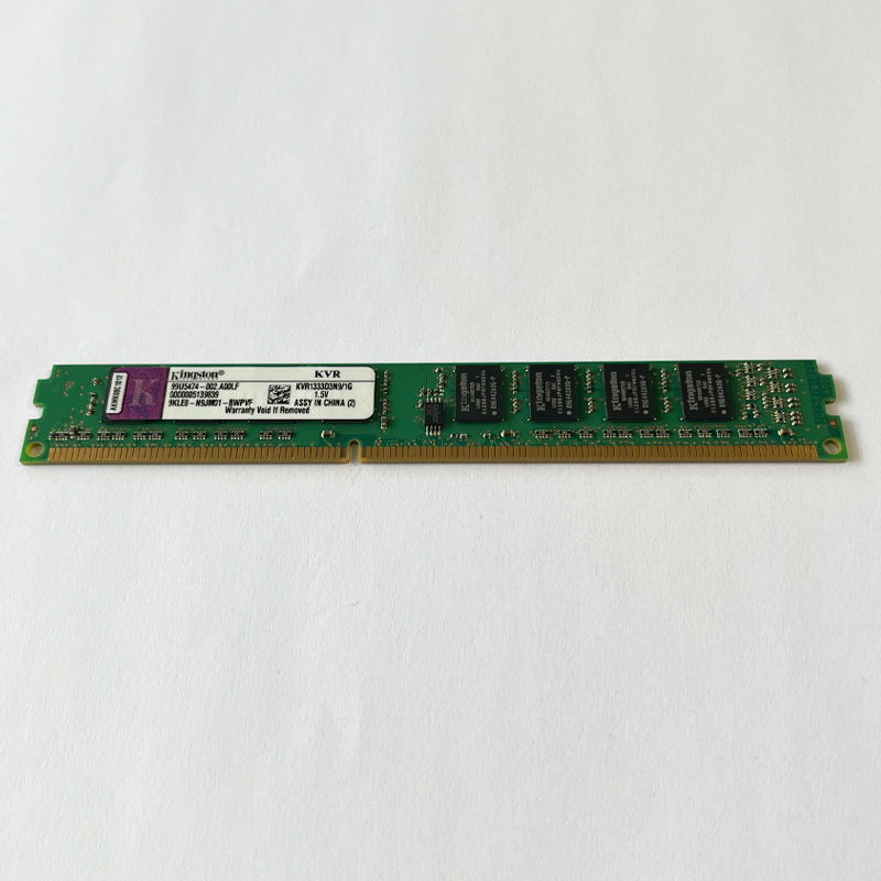 Kingston 1GB PC3-10600 CL9 240 – Pin DIMM - KVR1333D3N9/1G refurbished