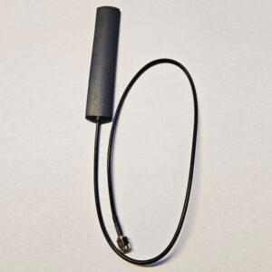 Antenna Flat Blade 2G/3G/4G/5G LTE, Black, omni directional, SMA connector, 50cm cable length